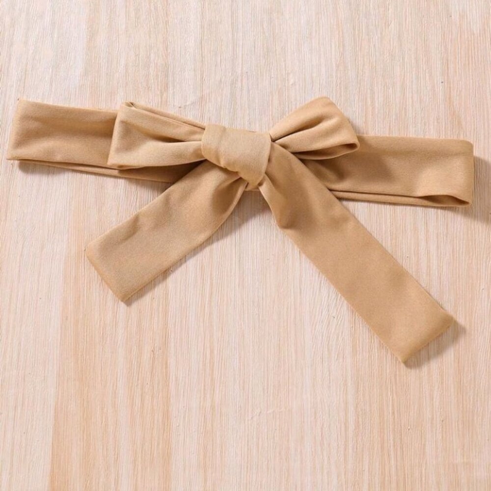 High Neck Dress with Pleated Hem & Waist Belt. - Picture 8 of 8